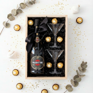 luxusní dárkový box – midnight martini gold