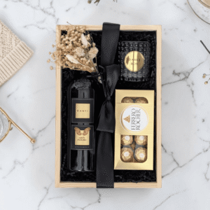 Midnight Gold — Dárkový box s červeným vínem Gran Passero