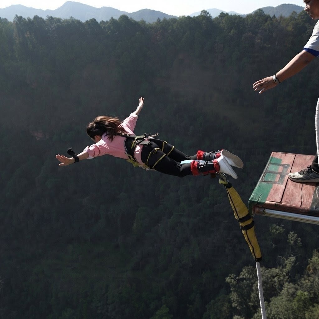 Bungee jumping v ČR seskok z jeřábu i mostu jako dárek